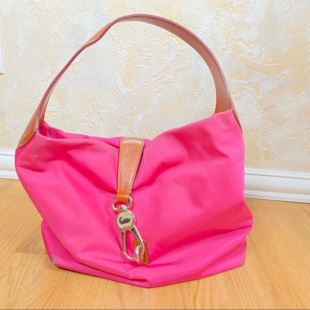 Dooney & Bourke Hot‎ Pink Satchel Purse Handbag